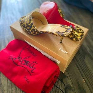 ❗️SOLD❗️Christian Louboutin East leopard sandal